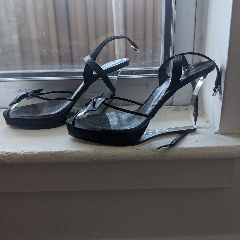 Retro Clear Heels